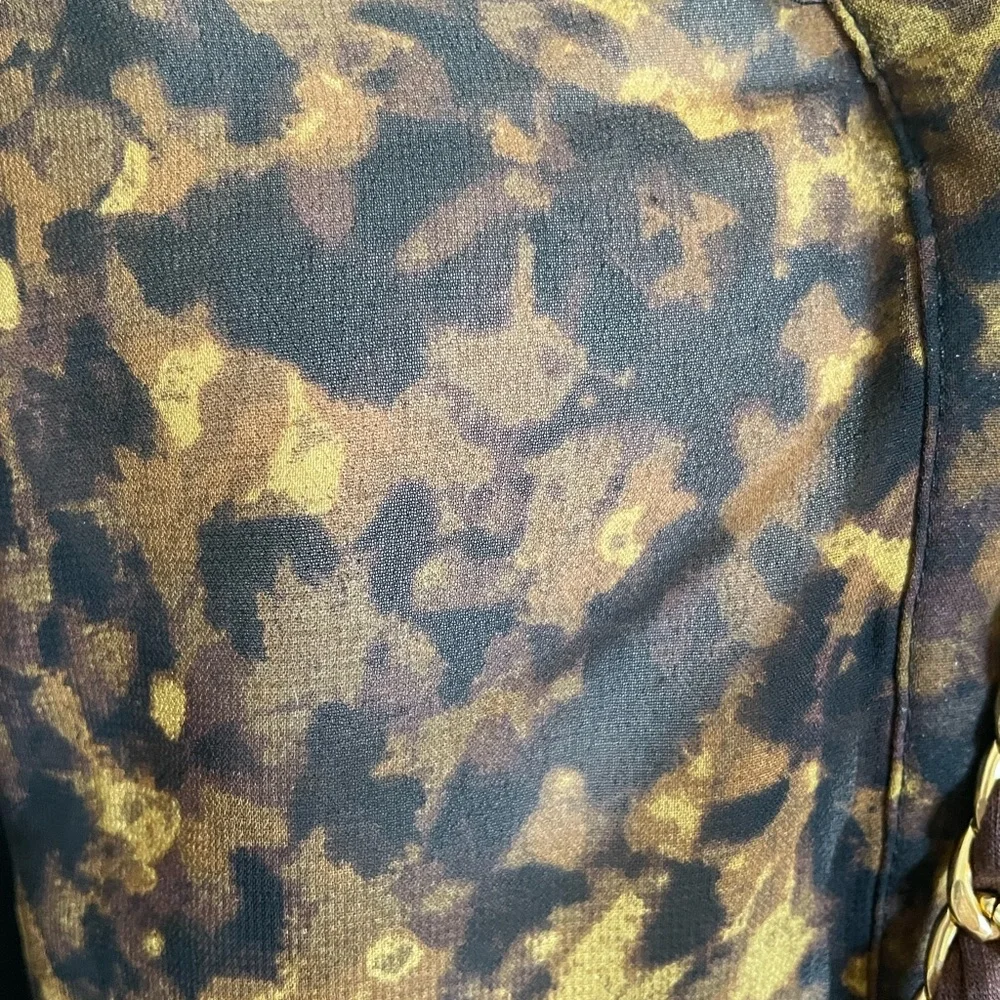 Merona Leopard blend print blouse - Picture 3 of 9